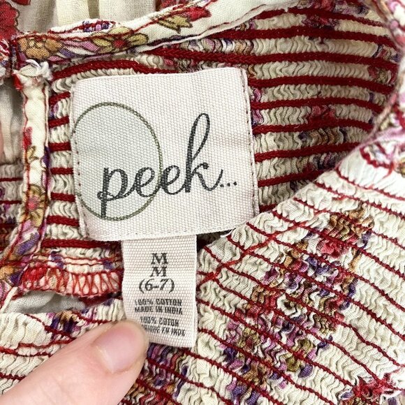 Peek Mae Floral Sleeveless Fit and Flare Dress M - Picture 2 of 9